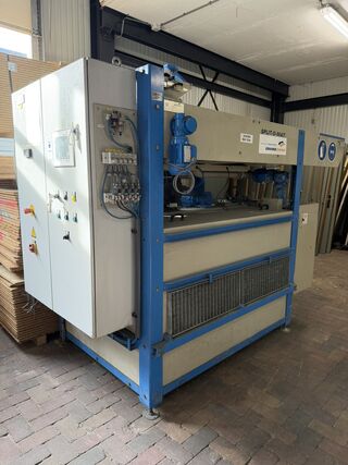 Bandfilterinstallatie, Envirochemie, Split-O-Mat SOM 3000, blauw/grijs